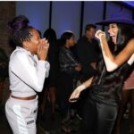 Regina King Instagram - That day the US Open kicked off and Queen Missy received the vma vanguard award - in the @tennischannel suite rocking this fresh ellesse throwback -when you like your kids and enjoy their company -hanging with a queen champion. Damn near threw my back out back in the day trying to pose like Nadia after the balance beam -Neil, how'd you make your curl fall in your face just perfect. 😜 -cut to The Edition bar...Mike lets make a drink before we hit this Missy joint -when you walk in looking for Missy and you meet one of your faves and just scream Wiiiiinnieee!!! -How we gone pose when Serena wins this 24th Grand Slam -Cardi, "wayment wayment, I wasn't ready yet...ok hit it!"
