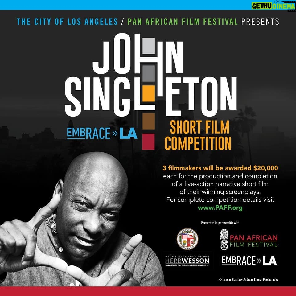 Regina King Instagram - *ATTENTION* Up and coming black screenwriters. This competition is for you! Two snaps up and a soulclap ππΎππΎππΎ to The City of LA and the Pan African Film Festival for doing double duty. Creating opportunity while honoring one of our greats #johnsingleton