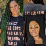 Regina King Instagram - It’s been 150 days since Breonna Taylor was murdered in her sleep by Jonathan Mattingly, Brett Hankison, and Myles Cosgrove—and her killers have not been charged. Too often Black women who die from police violence are forgotten. Let’s stay loud, keep demanding justice for Breonna and her family, and SAY HER NAME. This campaign and t-shirt was created by @phenomenal in partnership with the Breonna Taylor Foundation, to which all profits will be donated. Click link in bio Art by @arlyn.garcia