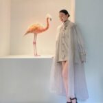 Reina Triendl Instagram - PRADA MODE🩵 東京都庭園美術館にて庭園を舞台に、建築、アート、音楽を満喫してきました☺️ 晴れていて、気持ちがよかった〜! このpradaの洋服もとっても好み☺️☺️ #PRADAMODE