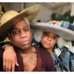 Renée Elise Goldsberry Instagram - He’s the kind of friend who hand crafts the most brilliant blue jean coat creation you’ve ever seen, paints old hats… to drape and crown his friends when they walk through the door... An inspiration, a prophet, and my friend for life. @rev.tyronetaylor A new dawn is rising.