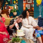 Renée Elise Goldsberry Instagram - My beloved @busyphilipps HAS HER OWN NEW AND ORIGINAL TALK SHOW! #BUSYTHISWEEK And #Girls5eva are her first guests!! We laughed, we sang, and we got tattoos?! Watch shop with us TODAY at 10PM ET on @qvchsnplus.
