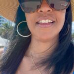 Renée Elise Goldsberry Instagram - I go through long periods where I don’t feel like I have anything to share here. Like my daily life isn’t social media worthy. So I disappear for a while… And then I’m stuck waiting for something even more worthy to bring me out of hiding. Some press day, premiere, or announcement when I just happen to be captured camera ready and lit well… But this Miami sunlight hit my naked face today… and reminded me… my friends just want to know that I’m still here, that I’m well, and that I love them. LOVE has me feeling so good, I’m doing a bad dance break on the beach, filled with the freedom and joy of not giving a shit about being worthy. And at the same time, knowing that I always am. Posting #onlytheouttakes #alwaysworthy #gracesavesme Photo Credit to my girl! @thetatumlife 💕