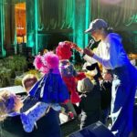 Renée Elise Goldsberry Instagram - It was a dream to sing with these old friends from @sesameworkshop last night. From sound check to performance! Thx to @krisnicmil @ms.tashamichelle and @adeedeedee for being with me and making it magical. BIG thanks to @takishahair and @thefacebykase for making me look as beautiful as I was happy! #elmo #grover #countdracula 💕 Photo cred Clint Spaulding