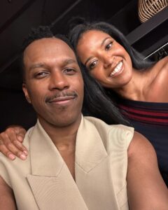 Renée Elise Goldsberry Instagram - @leslieodomjr you blow us all away! Everyone and everything in @purliebway is JOYFULLY and WONDERFULLY lighting the world! A must see! At least once! #PurlieVictorious #OpeningNight #datenightwithhubby 💄 @christrotmanmakeup