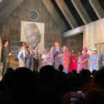 Renée Elise Goldsberry Instagram - @leslieodomjr you blow us all away! Everyone and everything in @purliebway is JOYFULLY and WONDERFULLY lighting the world! A must see! At least once! #PurlieVictorious #OpeningNight #datenightwithhubby 💄 @christrotmanmakeup