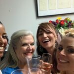 Renée Elise Goldsberry Instagram - #Girls5Eva season three wrapped last night! This phenomenal crew family held out for over a year, passing on good jobs, hoping and believing that we would be reunited to do it again… And we were rewarded! We laughed and loved each other harder than ever before, and I didn’t think that was possible after the first two glorious seasons. I love this family, and I am so blessed to have them in my life. Flying high with gratitude! And with joyful anticipation of @Netflix dropping season three!