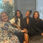 Renée Elise Goldsberry Instagram - Spent time with some of the BRILLIANT women that make #Girls5Eva possible! 1. @pigrob46 CHAIRMAN of Universal Studio Group. Champion of so many brilliant shows and story tellers. This doesn’t happen without her. 2. My beloved girls with @scardinoandsons our genius show creator! 3 @takishahair @autumnmoultriebeauty magician stylists, @amandajpel publicist. All gifted at bringing beauty out of everyone around them. 4. Why do I want our show to last forever? This is a work dinner! Sitting around with these gorgeous souls, discovering their favorite restaurants, best friends, and learning @sarabareilles speaks Italian! #ThisIsMyAwardsSeason Emmy®️ #photodump #FYCUSG @universaltv @nbcuniversal 📷: @j2pix @netflix Stylist- @sarahslutsky 👗: @31philliplim 👠: @louboutinworld 👛: @mansurgavriel 💎: @_jennybird
