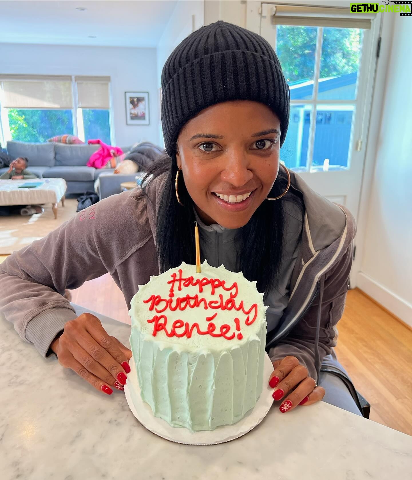 Renée Elise Goldsberry - 42.9K Likes - I’ve been cranky on my birthday as long as I can remember. Too much pressure on this day to feel special, and that’s too much to ask of January 2nd—THE MOST SOBERING DAY OF THE YEAR.
Feel sorry for my family on January 2nd. They try. They sing to me at some point, and I smile and say thank you, but my eyes can’t hide my disappointment that everyone everywhere is un-decking the halls and starting their diets on my day.
This one didn’t start any better. My already sleep deprived family went to bed at 11pm last night because we had to catch a 6am flight home. I woke up at 1am to a drunken mob of Michigan fans who were screaming outside of our hotel room until 30 mins before our alarm.
TSA chose THIS day to randomly test my hands, and for some strange reason I failed! My family looked on with pity as I was full and I mean FULL body groped at security like a terrorist, in front of hordes of strangers. ( I didn’t know they went under your shirt and waist band! Really guys?)
But in the back middle of this plane I am on, the WiFi is working, and the happy birthday texts are coming through and reminding me how great this birthdate is. It’s so early in the year, a lot of people remember January 2nd! 1-2, Baby!
And I always get a pre-birthday surprise party during New Year’s Day Dinner! That counts!
So I’m posting my New Year’s Day pre-birthday cake, and the last moments of a spontaneous revival we had last night! (The bottle of wine opened for me was SOOOO good we had to call it communion!)
I blew out that pre-birthday candle yesterday bursting with gratitude for my family and for my friends. I’m grateful that I’m never sad about getting older. I’m grateful for the MIRACLE of another year. Life is precious! Love is all around me! And there is still so much to celebrate! Even on the day after the parade!
#january2
#embraceyourbirthday
#thebloodthatgivesmestrength
#itwillneverloseitspower
