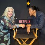 Renée Elise Goldsberry Instagram - Cheers to @pellpix , our birthday girl! You’re proof that the biggest hearts get the biggest laughs. I love you with all of mine. Praying God continues to bless me with close proximity to you for as long as possible. #foreveristooshort 📸 @derickmonroe @netflix #girls5eva