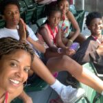 Renée Elise Goldsberry Instagram - THE TEMPEST opens on Sunday! JOYFUL! That’s how it feels being a part of the #PublicWorks community! My kids and I and are in a show together! And we have joined the biggest, most beautiful family! COME see us at #TheDelacorte Theater in #centralparknyc! August 27-Sept 3. It’s a 90 minute musical y’all! And it’s all about community! More to come… #PWTempest #PublicWorks and #PublicTheater