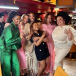 Renée Elise Goldsberry Instagram - I sat down at #TheHollywoodReporter Comedy Roundtable with women that I greatly admire but had never met before… I laughed. I cried a little. I shared. I learned. When I stood up, I felt so strongly the love and support of each one of them, and it stays with me. I’m wishing them each every dream come true, personally and professionally. We put four fingers up for 4eva! An ode to women grouping to support each other… and to #Girls5eva’s powerful message- DREAM BIGGER EVERY DAY Thank you @hollywoodreporter and @LaceyVRose for giving me a seat at the table and wings to fly. 📸: @beaugrealy 🎬: @edmondalison  📍: @thegeorgian 💇🏾‍♀️: @takishahair 💄: @autumnmoultriebeauty 🪡: @sarahslutsky 👗: @melittabaumeister 👠: @casadeiofficial 💎: @_jennybird