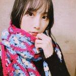 Rena Matsui Instagram - ミニー@ファンダーランドカラーのマフラーを作ってみた🎀🩵
