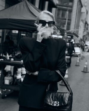 Renata Litvinova Instagram - cinematic smoke-noir