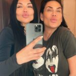 Renee Graziano Instagram - We might not be blood, but we are sistas ❤️❤️ #itsavegasthing I love you my girl forever & eva ❤️❤️ #reneegraziano #lanacordone #sisters #sober #sobersistasforlife #life #journey #walkswithme #love #friendship #together #badass #bossedup #mobwives #mobicon #tv #reality #star #vegas #highrollers #hot2trot