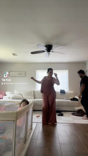 Renee Graziano Instagram - Who wants to dance with me?????? Think I’m gonna take my dancing to the streets ❣️ Even the family wants in on Nae Nae’s disco dancing 💃 lol the filter keeps coming off 😂😂God how I love music #MJ #heartbreakhotel #ilovemusic #dance #happiness #recovery #sober #filter #grandma #family #love #godisgreat