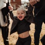 Renee Paquette Instagram - Have I mentioned how much I love when worlds collide?? Meet @reneepaquette and @jonmoxley family! Their sweet little girl was such a trooper through this session and it was so much fun spending time with their family! Their beautiful little girl definitely stole the show! 🎁🎄 Shoutout to @studio821_ for providing a last min space to be able to get both outdoor and indoor images during these cold temps 🥶🌡️