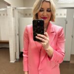 Renee Paquette Instagram - Attempting to not wear all black for a whole month. I’ve been feeling a little meh about my outfits lately. Packing my suitcase in a rush, going for the tried tested and trues. Which I love for all of the obvious reasons. But I’m trying to add a little colour/ fun/ spice to the aesthetic. Clean girl neutrals are great, but I’ll see em down the road. 💕💕💕💕 (oh, and catch this pink number on Rampage tonight 🥳)