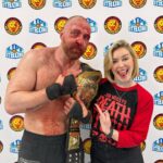 Renee Paquette Instagram - The NEW IWGP World Heavyweight Champ!!!!! History maker. Proud wife moment ❤️👊🏼 @jonmoxley @njpw_global