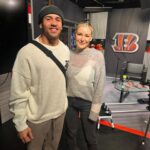Renee Paquette Instagram - After approximately 1000 Wrestling interviews yesterday, I landed back home today to head over to Paycor Stadium to wrap up my last interview of the season for Renée All Dey! What better way to then to close it out with my fellow Canadian @chasebrown___ ! From London, ON to Ajax, ON- and now both in Cinci. His story is so cool. Can’t wait for you guys to hear this one! Coming soon! 🔜 🇨🇦 🐅