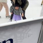 Renee Paquette Instagram - Peak parenting moment unlocked. Taking my daughter skating. She was a trooper!!! Weak little ankles but she felt the need for speed. 😂💫