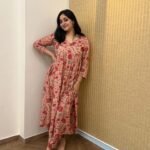 Revathi Pillai Instagram - the pink season has come🎀🌸🩷🦩🌷 . wearing @rustorangedotcom