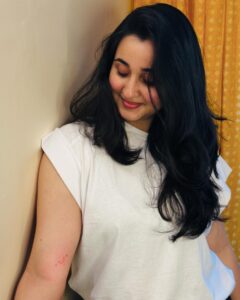 Revathi Pillai Instagram - got matching tattoos with the best friend on leap day!🪐🌙✨ @sanch.ink you’re so good. Loved our tattoos.
