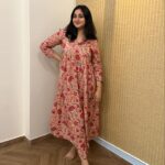 Revathi Pillai Instagram - the pink season has come🎀🌸🩷🦩🌷 . wearing @rustorangedotcom