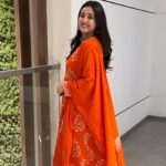 Revathi Pillai Instagram - On my way to get my dupatta in his watch👉🏻👈🏻 . Wearing @rustorangedotcom
