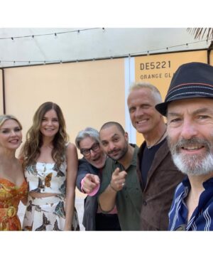 Rhea Seehorn Instagram - Thank you @amc_tv for the beautiful pre- #emmy celebration at @ysabelwesthollywood !!!
We ate, we drank, we gave sweaty hugs, & we celebrated with immense gratitude. 
xxoo
#bettercallsaul