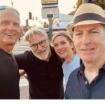 Rhea Seehorn Instagram - Notice anything? Yeah, that’s how @mrpatrickfabian shows up for work, for his family, for his friends, for dogs, and for LIFE. I love you, Patrick, and am celebrating you today on your birthday!!!! ❤️🎂