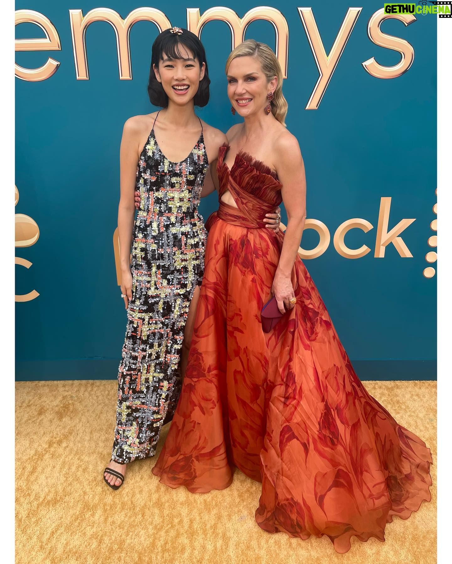 Rhea Seehorn Instagram - Aaaaaaand…. along with the best partner ever, I got to meet, cheer on, dance with, & celebrate some of the brightest lights in the biz. THANK YOU to everyone that took the time to come up to me & congratulate me or say a kind word. And thank you to #AlissaVradenburg @untitledentertainmentagency , #RandiRoss, my team at @unitedtalent , @whatsupbabyruth , @kendallhein , @viewpoint.pr , @highheelprncess for being tireless supporters, conductors, & architects of me & this beautiful Emmy campaign season. ❤️❤️❤️❤️❤️❤️❤️❤️❤️