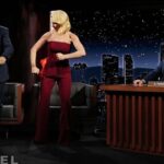 Rhea Seehorn Instagram - Had a GREAT time visiting @jimmykimmellive & chatting with @alfranken & @therealbobodenkirk ! And, no, I did not talk over Bob’s whole segment, he was on before me! Watch the whole episode (with the amazing @katieporteroc & @loslobos , too!) on the #jimmykimmellive YouTube channel ! Thanks for having me! And thank you @peggyhartanto , @sarahflint_nyc , & @highheelprncess for my outfit; @storyofmailife & @matthewstylist for my m/u & hair!