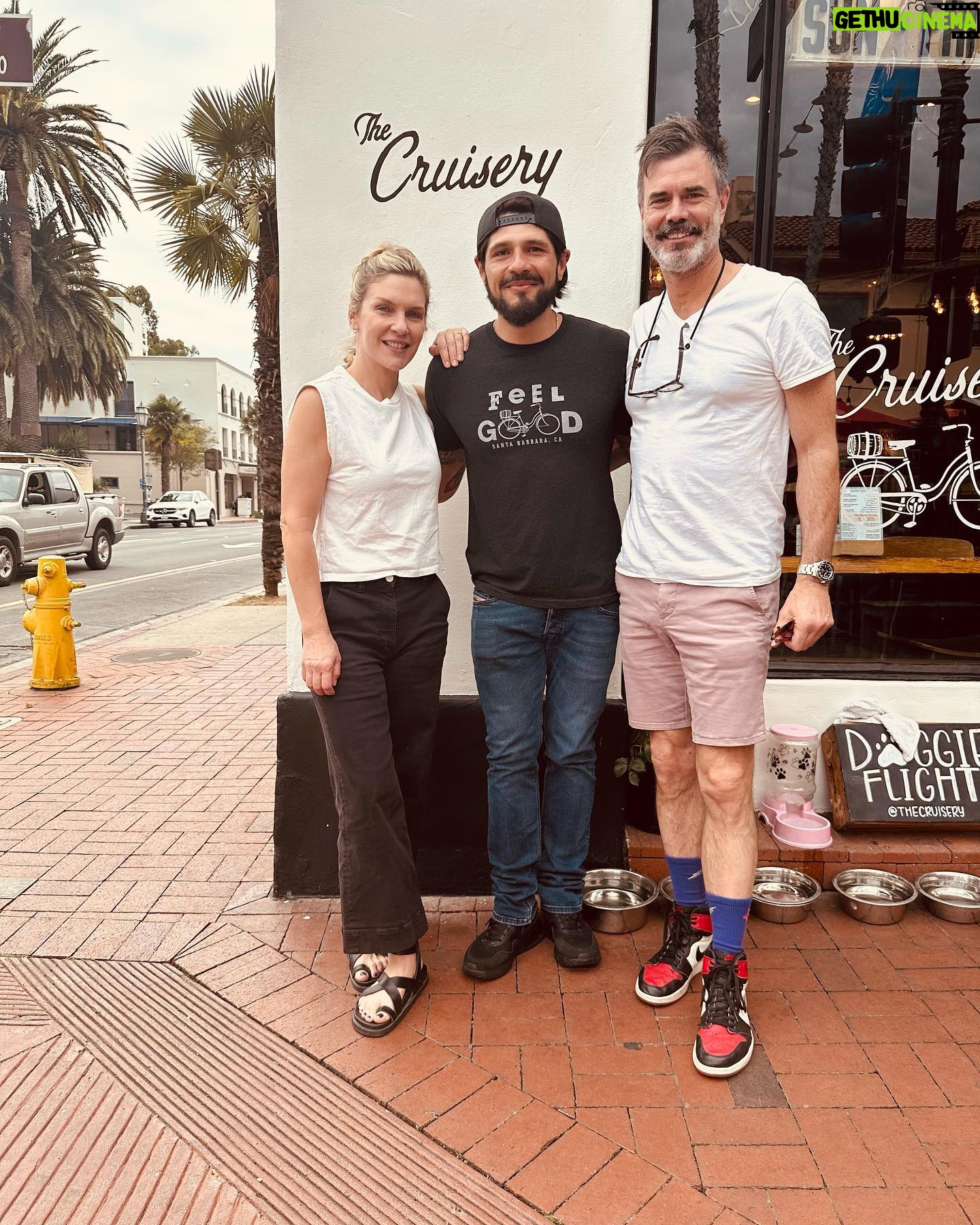Rhea Seehorn Instagram - Beautiful 24 hour trip to #SantaBarbara to see friends just ended with the most amazing meal by new head chef Juan P. @thecruisery !!! Amazing margaritas, shrimp tacos, & the best (twist on a) tiramisu we’ve ever had! Plus the wait staff is super nice & the building is beautiful. Not getting paid for this—-I just really want you to go eat there & if you see Chef Juan ask him to tell you about what he made you—you’ll like it even more! ❤️