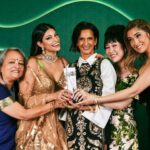 Richa Shukla Moorjani Instagram - I’ve never been one to place much importance on awards, especially in an industry where it feels like a daily struggle for my people to even be seen at all. But recognition is all the more meaningful coming from our own community of extraordinarily talented humans. I’m so grateful to @character.media for acknowledging @neverhaveiever with the Vanguard award for the monumental impact it has had on our community, the industry and the world at large. There’s still so much work to do to carve a place for ourselves, and we don’t take this honor for granted. Thank you for continuously championing API talent and reminding us of our collective power. I’m filled with profound pride and hope every time I’m in that room. Missing @maitreyiramakrishnan @darrenbarnet @jarenlewison @mindykaling @loulielang and every other invaluable artist from the NHIE family. @unforgettablegala