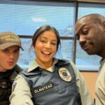 Richa Shukla Moorjani Instagram - All 10 episodes of @fargo installment 5 are now streaming on @hulu 🥹 go watch and then enjoy this BTS Shoutouts: Slide 4- real life superwoman/cop I had the privilege of shadowing before shooting 🙏🏽👮🏽 @rumbleboxing @frisofokkinga_pt for helping me to feel strong and badass 🥊 @save_the_duck @noizeoriginal @wuxly__ for keeping me warm without harming a single animal 🌱 ❄️ my baby 🐶 for braving the 6 month long winter , and @canadapooch for keeping him cozy 🥶
