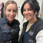 Richa Shukla Moorjani Instagram - All 10 episodes of @fargo installment 5 are now streaming on @hulu 🥹 go watch and then enjoy this BTS Shoutouts: Slide 4- real life superwoman/cop I had the privilege of shadowing before shooting 🙏🏽👮🏽 @rumbleboxing @frisofokkinga_pt for helping me to feel strong and badass 🥊 @save_the_duck @noizeoriginal @wuxly__ for keeping me warm without harming a single animal 🌱 ❄️ my baby 🐶 for braving the 6 month long winter , and @canadapooch for keeping him cozy 🥶