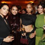 Richa Shukla Moorjani Instagram - 🍉🍉🍉 @vanityfair @instagram #vfvanities With this being an evening to celebrate the next generation of Hollywood, the best part of the night was the most heart centered conversation that breathed new life into me with @alokvmenon who reminded me of the the importance of our work as artists to BE the love that we want to see in this world, to never allow ourselves to feel immobilized by pain and suffering and to keep our hearts open no matter what, so we can drench this world in light and compassion through our work as storytellers. 🖤 ✨ Dress @bibhumohapatra Stylist @styledbyambika Hair @virginie.pineda Makeup @thegabriellealvarez Earrings| @hanut101 Rings| @davidyurman @hanut101 Clutch| @auvrelifestyle Shoes| @willa.phoenix Tailor| @mrs.jun.tailor Style Team| @leksywolk @sarahmgibsonn