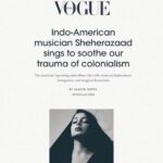 Richa Shukla Moorjani Instagram – I’ve never been more excited or proud to share anything than this – my wildly brilliant and unimaginably talented little sister @SheherazaadOfficial revealed her masterpiece of a debut album, “Qasr” (produced by the genius @aroojaftab ) today – available on Spotify/Apple. 🤲🏽🙏🏽 and it couldn’t have come at a more urgent time as an explicit call for the end of cultural erasure 

I’ve watched her since she was about 5 years old shock every human around her with her prodigious artistry, while she continued to cultivate and refine her voice as a performer, artist and activist. She has stayed  unapologetically true to herself and her unique ways of expression, despite everyone around her and the industry telling her to essentially cater to and be more accessible to a Eurocentric audience- something she has vehemently rejected in her fervent mission to reclaim our culture and homeland. In a time where we have basically been starved of *real* music with live orchestration combined with evocative lyrics that heal and inspire imagination, this genre-defying album is like an intoxicating tonic for the immigrant and diasporic soul. She will hate me for posting this and revealing that she’s my sister, but don’t care, I’m unashamedly her biggest fan 🖤 

“The album, produced by @AroojAftab and released via @ErasedTapesRecords, takes the listener on a journey through delicate flamenco guitar lines coupled with smoky vocals; jaunty, mischievous cinematic stringscapes; followed by nostalgic palm tree surf-rock; and finishes with a tumultuous culmination of intricate, playful, and frequently surprising orchestrations.

‘A haunting commentary on displacement, immigration and imagined homelands’— Vogue India “

“This is about delighting in our wickedness, especially as gender expansive people, where we’ve previously had little control over our sonic narrative in Hindi and Urdu music.” – @sheherazaadofficial
