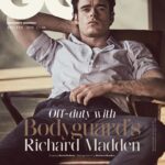Richard Madden Instagram - Excited to share my first ever cover for @britishgq !!! 👀 Big thank you to the amazing talent involved who brought this to life! Photography @matthewbrookesphoto Styling @luke_jefferson_day Creative direction @paulsolomonsgq Interview @stuartmcgurkgq Art director @keefgq Grooming @charley.mcewen Online available now, print version next week!!!