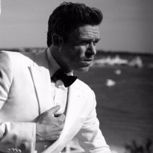 Richard Madden Instagram - Thank you @armani for this perfect tux in Cannes... J’adore. 
#GiorgioArmani
#Rocketman
📸 by @gregwilliamsphotography