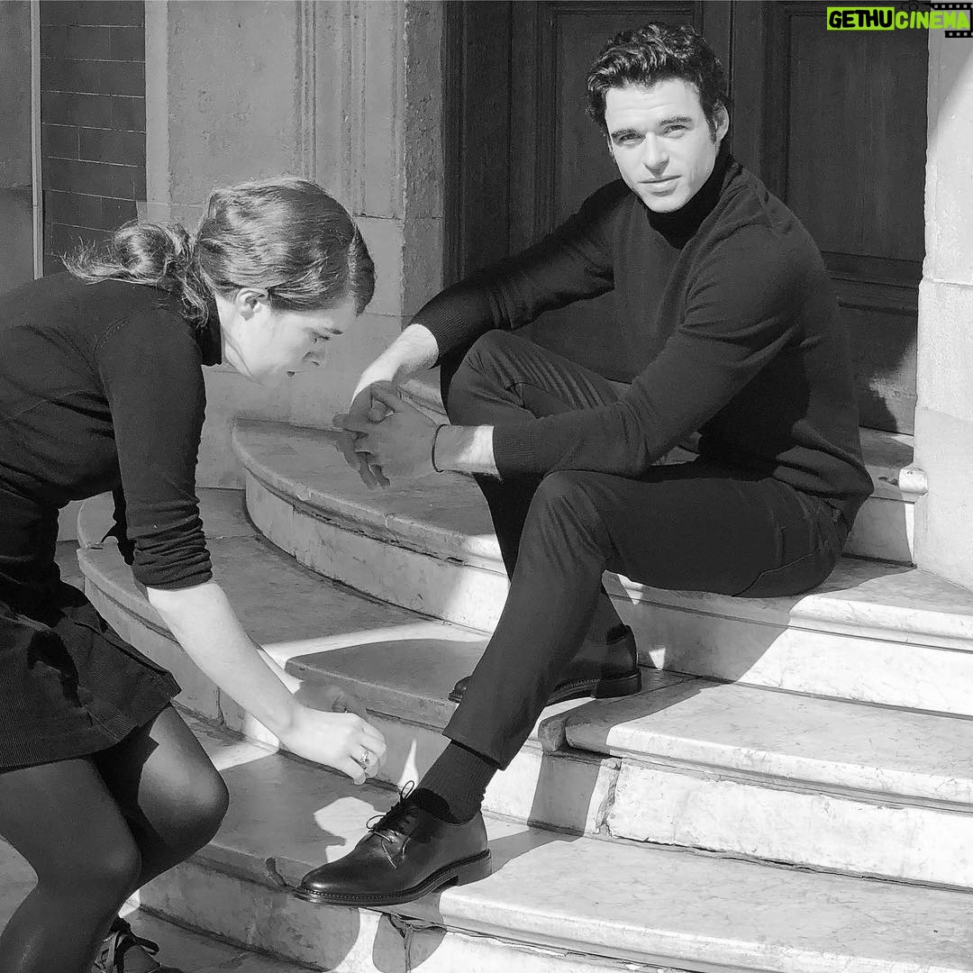 Richard Madden Instagram - Behind the scenes @mrporterlive @mrp shoot today. Interview and shoot up next Thursday! All the love to @jeremylangmead x