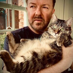 Ricky Gervais Instagram - Remember, nice, normal, sensible people still outnumber the screaming loons. Social media sometimes gives a very depressing & scary false assessment. Have a lovely day. Here’s a cat.