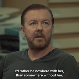 Ricky Gervais Instagram - some of After Life’s most powerful moments 🖤