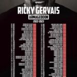 Ricky Gervais Instagram – #Armageddon is my favourite ever tour. It’s broken loads of box office & attendance records around the world & I can’t wait for you watch it on Netflix 😂