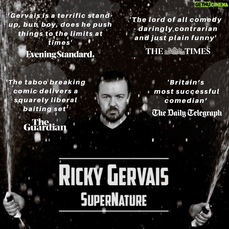 Ricky Gervais Instagram - The reviews for #SuperNature are coming along nicely 👍