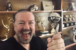 Ricky Gervais Instagram - #AfterLife wins best comedy at the national TV Awards! Thanks to everyone who voted ❤️