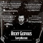 Ricky Gervais Instagram - What incredible couple of nights at The Birmingham Arena. Thanks 🙏 #SuperNature