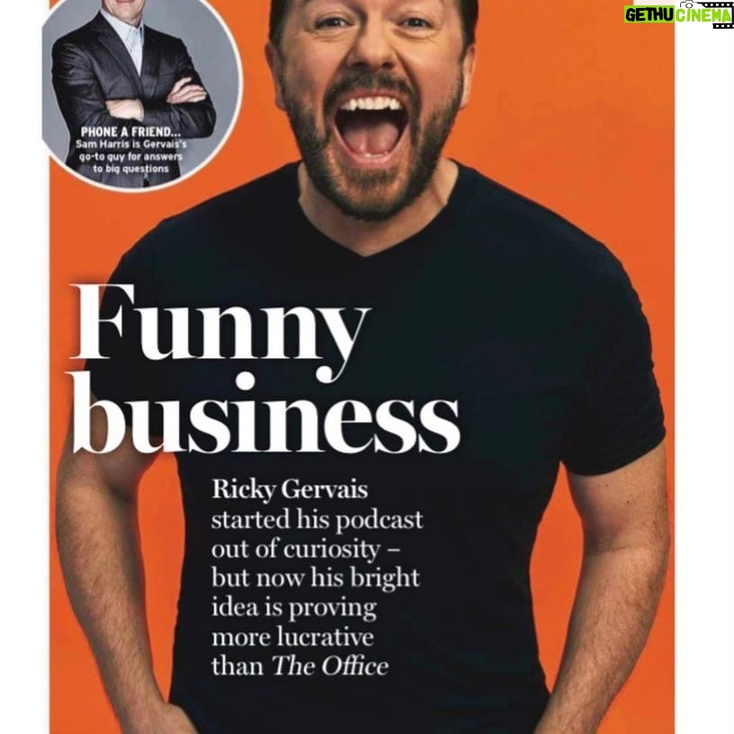 Ricky Gervais Instagram - Thanks @RadioTimes for the lovely piece about #AbsolutelyMental in this week’s edition 👍