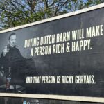 Ricky Gervais Instagram – @rickygervais posted this image which we decided to turn into a billboard. And we couldn’t think of a better place to put this than Slough 🙈